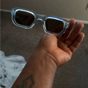 Stylish Clear Blue Glasses